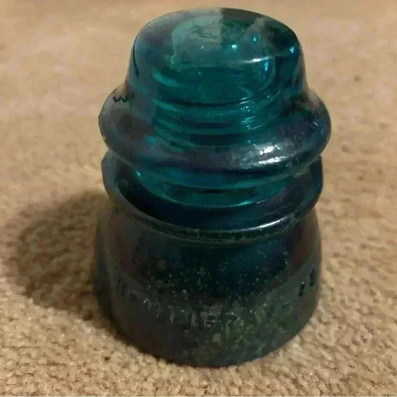 Blue And green Mix Hemingray- 42, Made In The Usa Insulator - Picture 9 of 12